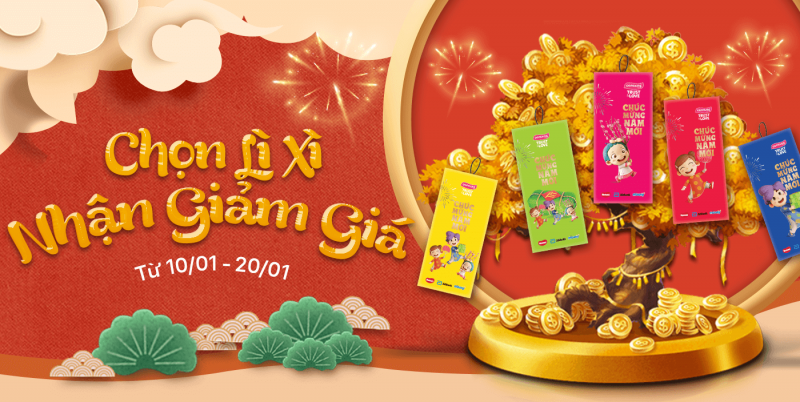 CHỌN LÌ XÌ - NHẬN GIẢM GIÁ